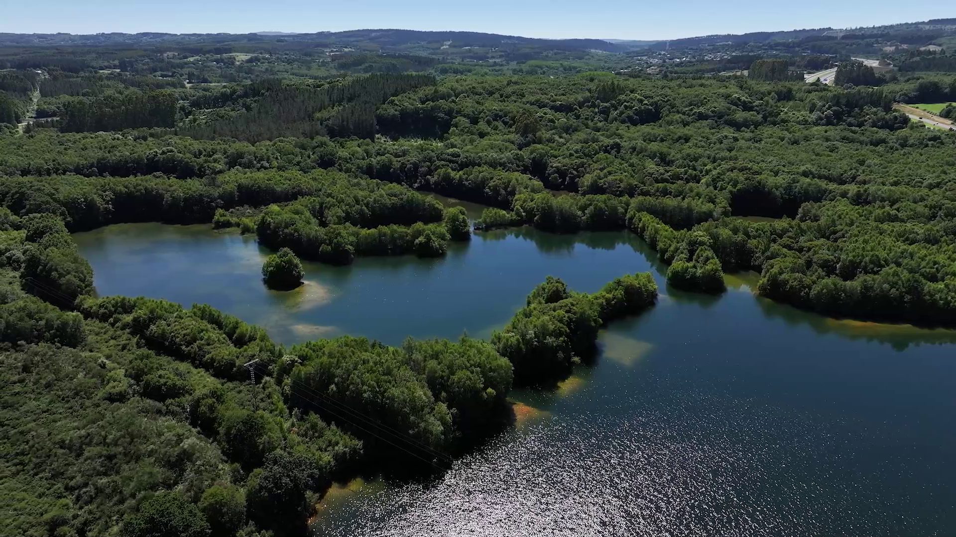 Imaxe aérea gravada con dron por Xurdir