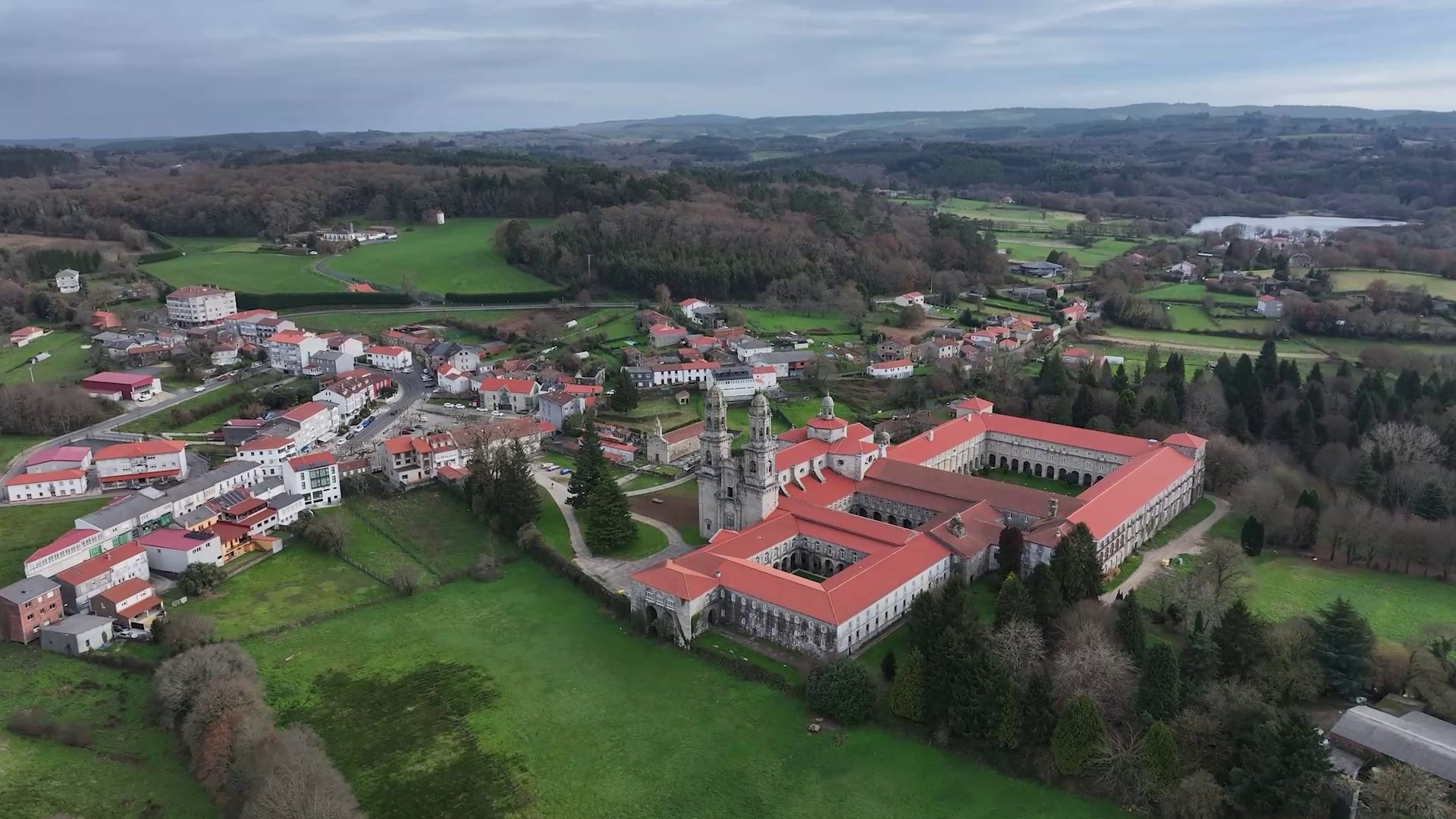 Imaxe aérea gravada con dron por Xurdir